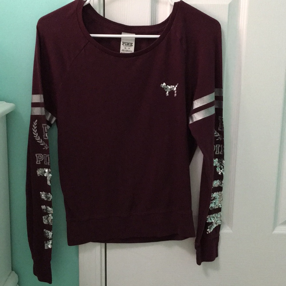 Long sleeve pink shirt